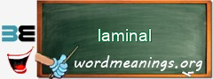 WordMeaning blackboard for laminal